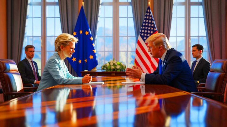 „Dieser Deal wird Geschichte schreiben“: EU-Chef trifft Trump in Schottland für bahnbrechendes US-Handelsabkommen der Superlative