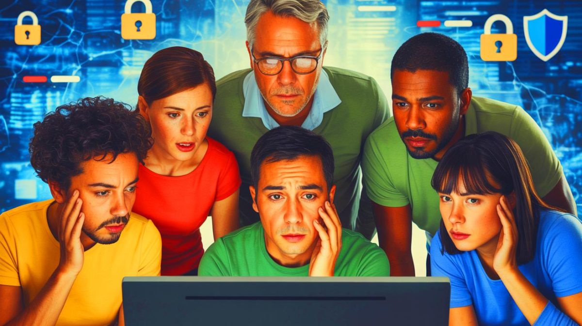 Illustration von den Auswirkungen des britischen Online Safety Act auf die Privatsphäre und den Schutz von Kindern im Internet.