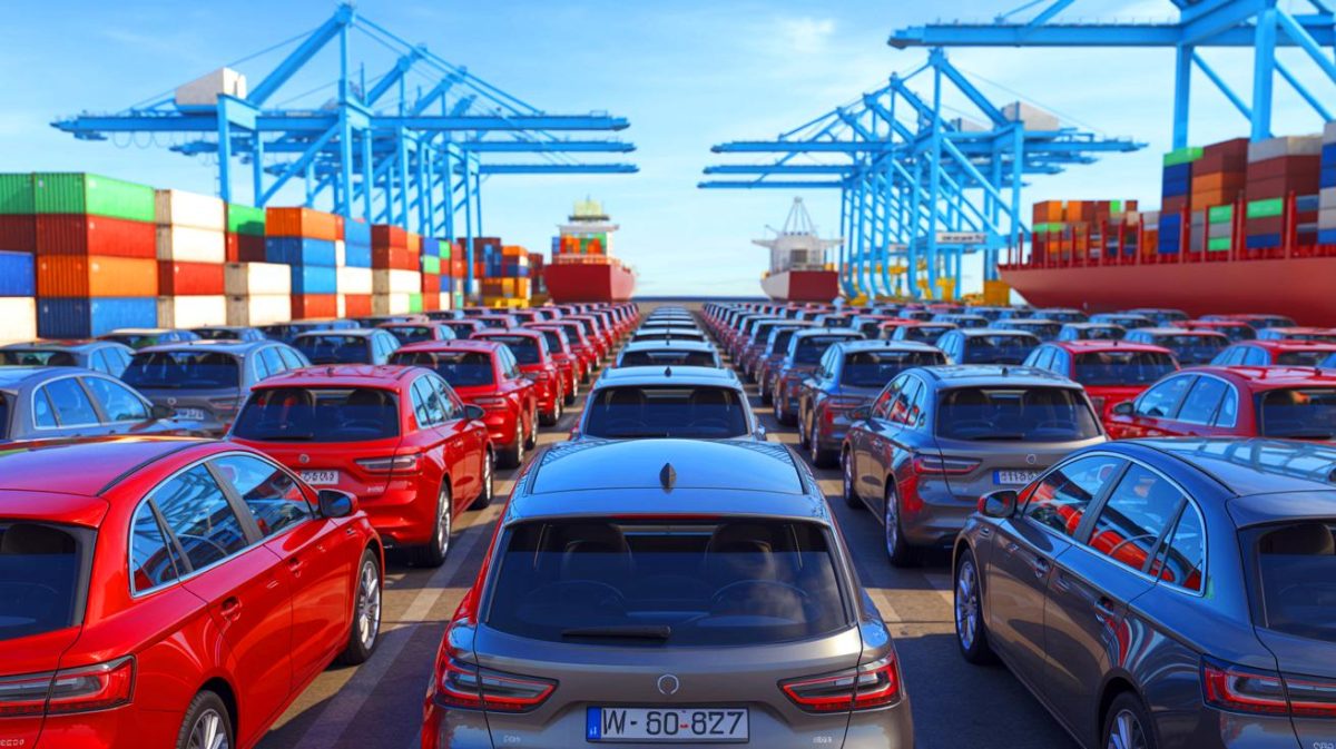 „USA streichen Zölle“: Die EU verärgert Bürger mit 100 Milliarden € Verlusten durch neue Handelsabkommen Illustration von der Abschaffung der EU-Zölle auf US-amerikanische Industriegüter.