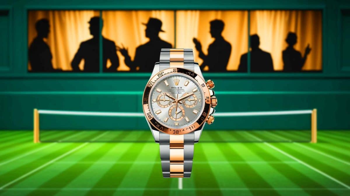 Diese Trump-Aktion erschüttert Amerika: Wie ein Rolex-Event politische Machtspiele enthüllt und Vertrauen zerstört Illustration von der Einladung von Donald Trump durch Rolex zum U.S. Open-Finale und den daraus resultierenden politischen Kontroversen.